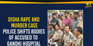 Disha Case Investigation, Disha Rape And Murder Case, Hyderabad Encounter, Mango News, National Human Rights Commission, Police Shifts Bodies Of Accused To Gandhi Hospital, Political Updates 2019, Telangana, Telangana Breaking News