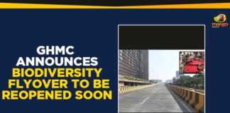 GHMC Announces Biodiversity Flyover To Be Reopened Soon Biodiversity flyover in Hyderabad, Biodiversity Flyover News, GHMC Announces Biodiversity Flyover To Be Reopened Soon, Greater Hyderabad Municipal Corporation, Mango News, Political Updates 2019, Telangana, Telangana Breaking News, Telangana Political Updates, Telangana Political Updates 2019