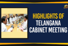 Highlights of Telangana Cabinet Meeting Highlights of Telangana Cabinet Meeting, Mango News, Political Updates 2019, Telangana, Telangana Breaking News, Telangana Cabinet Key Decisions, Telangana Cabinet meeting, Telangana cm kcr, Telangana Political Live Updates, Telangana Political Updates, Telangana Political Updates 2019