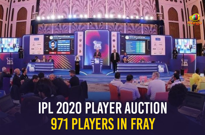2019 Latest Sport News, 2019 Latest Sport News And Headlines, 971 Players Registered For IPL 2020, IPL 2020 Auction, IPL 2020 Latest Updates, IPL 2020 Player Auction, Latest Sports News, latest sports news 2019, Mango News, sports news, VIVO IPL 2020 Player Auction