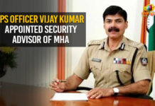 Central Reserve Police Force, IPS Officer Vijay Kumar, Latest Political Breaking News, Left Wing Extremism, Mango News, Ministry of Home Affairs, National News Headlines Today, national news updates 2019, National Political News 2019, Senior Security Advisor, Senior Security Advisor In MHA