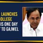 KCR Latest Political News, KCR Launches College, KCR Meeting In Gajwel, KCR Tour In Gajwel Constituency, Mango News, Political Updates 2019, Telangana Breaking News, Telangana cm kcr, Telangana Political Live Updates, Telangana Political Updates, Telangana Political Updates 2019