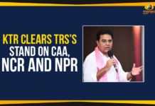 KTR Clears TRS’s Stand On CAA, Mango News, NCR And NPR, Political Updates 2019, Telangana, Telangana Breaking News, Telangana Political Live Updates, Telangana Political Updates, Telangana Political Updates 2019, TRS’s Stand On CAA