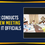 KTR Meeting With IT Officials, Mango News, Political Updates 2019, Telangana, Telangana Breaking News, Telangana cm kcr, Telangana Political Live Updates, Telangana Political Updates, Telangana Political Updates 2019, Yadadri Temple Latest News, Yadadri Temple Renovation Works