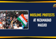 #CAAProtests, CAA 2019, Chief Minister of West Bengal, Citizenship Amendment Act 2019, Latest Political Breaking News, Mango News, Muslims Protests At Nizamabad Masjid, National News Headlines Today, national news updates 2019, National Political News 2019, Protests Against Citizenship Amendment Act, WB CM Mamata Banerjee