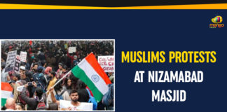 #CAAProtests, CAA 2019, Chief Minister of West Bengal, Citizenship Amendment Act 2019, Latest Political Breaking News, Mango News, Muslims Protests At Nizamabad Masjid, National News Headlines Today, national news updates 2019, National Political News 2019, Protests Against Citizenship Amendment Act, WB CM Mamata Banerjee