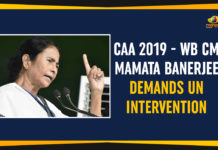 #CAAProtests, CAA 2019, Chief Minister of West Bengal, Citizenship Amendment Act 2019, Latest Political Breaking News, Mango News, National News Headlines Today, national news updates 2019, National Political News 2019, Protests Against Citizenship Amendment Act, WB CM Mamata Banerjee