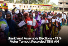 Jharkhand Assembly Elections – 13 % Voter Turnout Recorded Till 9 AM 2019 Jharkhand Assembly elections, Jharkhand Assembly Elections, Jharkhand Assembly Elections 2019, Jharkhand Elections Updates, Latest Political Breaking News, Mango News, National News Headlines Today, national news updates 2019, National Political News 2019