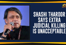 #DishaCase, #hyderabadpolice, #JusticeForDisha, #telanganapolice, All 4 Accused Killed In Encounter, Cyberabad Metropolitan Police, Disha Murder And Rape Case, encounter, Encounter killings by police, Hyderabad case, Hyderabad rape case, Mango News, Political Updates 2019, Shashi Tharoor Says Extra Judicial Killing Is Unacceptable, Telangana, Telangana Breaking News
