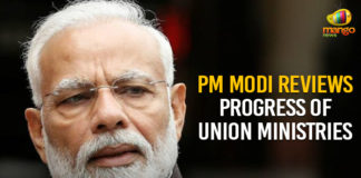 PM Modi Reviews Progress Of Union Ministries,Mango News,Political Updates 2019,Prime Minister Modi reviews ministries performance,Narendra Modi reviews progress of Union Ministries,PM Modi nion Ministries Reviews,Union Ministries Reviews Progress