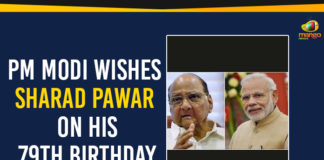 Latest Political Breaking News, Mango News, National News Headlines Today, national news updates 2019, National Political News 2019, PM Modi Wishes Sharad Pawar, President of the Nationalist Congress Party, Prime Minister Narendra Modi, Sharad Pawar 79th Birthday, YB Chavan Centre in Mumbai