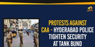 Citizenship Amendment Act 2019, Hyderabad Police Tighten Security At Tank Bund, Mango News, National Population Registration, Political Updates 2019, Protests Against CAA, Telangana Breaking News, Telangana Political Live Updates, Telangana Political Updates