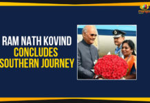 Latest Political Breaking News, Mango News, National News Headlines Today, national news updates 2019, National Political News 2019, President Ram Nath Kovind, Ram Nath Kovind Concludes Southern Journey