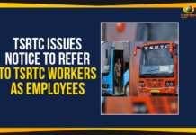 Mango News, Political Updates 2019, Telangana, Telangana Breaking News, Telangana Political Live Updates, Telangana Political Updates, Telangana Political Updates 2019, Telangana State Road Transport Corporation, TSRTC Latest news, TSRTC Workers As Employees
