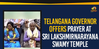 Mango News, Political Updates 2019, Tamilisai Soundararajan Visits Yadagirigutta Temple, Telangana Breaking News, Telangana Governor Offers Prayer, Telangana Governor Tamilisai Soundararajan, Telangana Political Live Updates, Telangana Political Updates, Telangana Political Updates 2019, Yadagirigutta Temple Latest News
