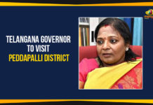 Telangana Governor To Visit Peddapalli District Mango News, National Thermal Power Corporation, Political Updates 2019, Sabala sanitary napkin manufacturing unit, Tamilisai Soundararajan, Telangana, Telangana Breaking News, Telangana Governor To Visit Peddapalli District, Telangana Political Live Updates, Telangana Political Updates, Telangana Political Updates 2019