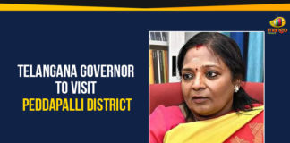 Mango News, National Thermal Power Corporation, Political Updates 2019, Sabala sanitary napkin manufacturing unit, Tamilisai Soundararajan, Telangana, Telangana Breaking News, Telangana Governor To Visit Peddapalli District, Telangana Political Live Updates, Telangana Political Updates, Telangana Political Updates 2019