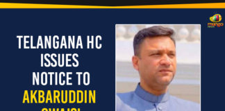 Telangana HC Issues Notice To Akbaruddin Owaisi,Mango News,Latest Breaking News 2019,Telangana Latest News 2019,Telangana Breaking News Today,Telangana High Court on AIMIM,AIMIM Leader Akbaruddin Owaisi,Akbaruddin Owaisi Latest News,Telangana HC