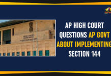 AP High Court Questions AP Govt About Implementing Section 144