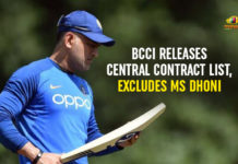 BCCI Releases Central Contract List, Excludes MS Dhoni
