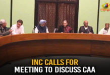 INC Calls For Meeting To Discuss CAA