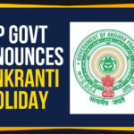 Andhra Pradesh latest news, AP Breaking News, AP Govt Announces Sankranti Holiday, AP Govt Sankranti Holiday, AP Political Live Updates 2020, AP Political News, AP Political Updates, AP Political Updates 2020, AP Sankranti Holidays, Mango News