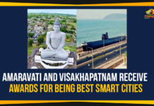 Amaravati And Visakhapatnam Receive Awards For Being Best Smart Cities