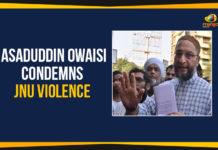 Asaduddin Owaisi Condemns JNU Violence All India Majlis-e-Ittehadul Muslimeen, Asaduddin Owaisi, Asaduddin Owaisi Condemns JNU Violence, Attacks On JNU Students, Jawaharlal Nehru University, Jawaharlal Nehru University Protest, JNU Attack Latest News, Latest Political Breaking News, Mango News, National News Headlines Today, national news updates 2020, national political news 2020