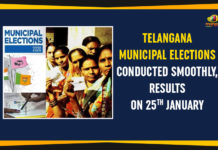 Telangana Municipal Elections Conducted Smoothly, Results On 25th January