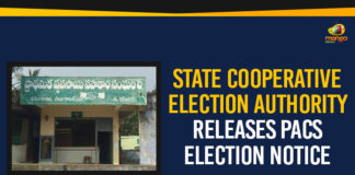 Notification For PACS Elections, PACS Election Notice, PACS Elections Notification Released, Primary Agricultural Credit Society Elections, State Cooperative Election Authority, Telangana Breaking News, Telangana PACS Elections, Telangana Political Updates