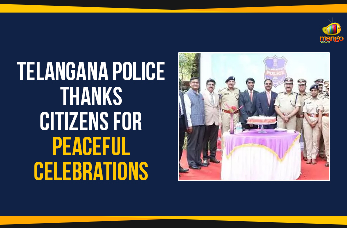 Telangana-Police-Thanks-Citizens-For-Peaceful-Celebrations Mango News, New Year celebrations, Political Updates 2020, Telangana, Telangana Breaking News, Telangana Police Thanks Citizens, Telangana Political Live Updates, Telangana Political Updates, Telangana Political Updates 2020