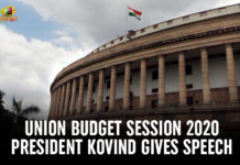 Budget Session 2020, Finance Minister of India, Mango News, National News Headlines Today, Nirmala Sitharaman, Parliament Budget Session, President Kovind Speech, Union Budget Session, Union Budget Session 2020, Union Budget Session News