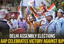 Delhi Assembly Elections – AAP Celebrates Victory Against BJP Aam Aadmi Party, AAP, AAP Victory, aap win 2020, aap win delhi election 2020, AAP Won, aap won election, arvind kejriwal, BJP, Delhi Assembly Election, Delhi Assembly Election Result 2020, Delhi Assembly Elections, Delhi Assembly Elections 2020