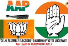 Delhi Assembly Elections – Counting Of Votes Underway, AAP Leads In 45 Constituencies