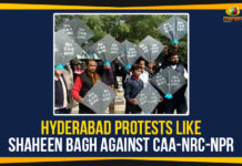 CAA Protest, CAA Protest News, Citizenship Amendment Act 2019, Hyderabad CAA Protest, Hyderabad Protests Like Shaheen Bagh, Mango News, Mumbai Bagh, Shaheen Bagh, Shaheen Bagh anti CAA protest, Shaheen Bagh in Delhi, Shaheen Bagh Protest