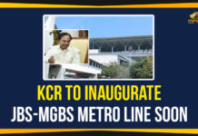 Hyderabad Metro Rail, JBS-MGBS Metro Corridor, JBS-MGBS Metro Line, JBS-MGBS Metro Line To Be Inaugurated, Jubilee Bus Station, KCR To Inaugurate JBS-MGBS Metro Line, Mahatma Gandhi Bus Station, Mango News, Telangana Breaking News, Telangana CM KCR Latest News