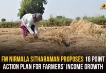 16 Point Action Plan For Farmers Income Growth, agricultural sector, Finance Minister Budget 2020, Finance Minister of India, Mango News, National News Headlines Today, Nirmala Sitharaman, Parliament Budget Session, union budget 2020, Union Budget Session 2020