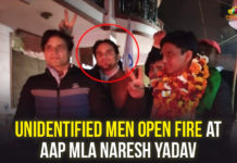 Unidentified Men Open Fire At AAP MLA Naresh Yadav Aam Aadmi Party, AAP, AAP MLA Naresh Yadav, Ashok Maan, delhi elections, Firing on AAP MLA Naresh Yadav, Kishangarh Police Station, Mehrauli constituency, Naresh Yadav, Naresh Yadav MLA, Open Fire At AAP MLA Naresh Yadav