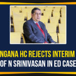 andhra pradesh, BCCI, Board of Control for Cricket in India, Enforcement Directorate, Jagan Illegal Assets Case, Jagan’s quid pro quo case, Mango News, N Srinivasan ED Case, Quid pro quo case, supreme court, Telangana High Court, ys jagan mohan reddy