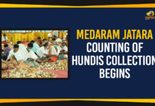 Medaram Jatara – Counting Of Hundis Collection Begins