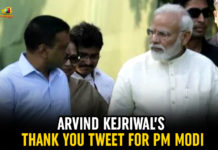 Arvind Kejriwal’s Thank You Tweet For PM Modi Aam Aadmi Party, arvind kejriwal, Arvind Kejriwal oath-taking Ceremony, Arvind Kejriwal Thank You Tweet, Arvind Kejriwal Thank You Tweet For PM Modi, Chief Minister of Delhi, Delhi CM, Delhi CM Arvind Kejriwal, Mango News, PM Modi, Prime Minister Narendra Modi