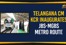 Telangana CM KCR Inaugurates JBS-MGBS Metro Route