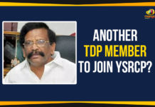 Another TDP Member To Join YSRCP? Andhra Pradesh latest news, Another TDP Member Join YSRCP, AP Breaking News, AP Political News, AP Political Updates 2020, Mango News, Sidda Raghava Rao To Join YCP, TDP, TDP leader Sidda Raghava Rao, YCP, YSRCP