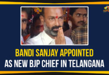 Bandi Sanjay Appointed As New BJP Chief In Telangana Bandi Sanjay, Bandi Sanjay Kumar, Bharatiya Janata Party, BJP State President, Mango News, MP Bandi Sanjay, New Telangana BJP Chief, Rashtriya Swayam Sevak, Telangana, Telangana BJP Chief, Telangana BJP State President