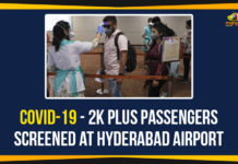 COVID-19 – 2K Plus Passengers Screened At Hyderabad Airport Corona Virus Telangana, Coronavirus, Coronavirus Cases, coronavirus latest news, coronavirus news, Coronavirus Updates, COVID-19, Etela Rajender, Hyderabad Airport, India Coronavirus, Mango News, Novel Coronavirus, Passengers Screened At Hyderabad Airport, World Health Organisation