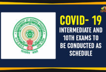 COVID- 19 – AP Intermediate And 10th Exams To Be Conducted As Schedule ndhra pradesh, Andhra Pradesh Education Minister, AP Coronavirus, AP Inter and 10th Exams, AP SSC Intermediate Exams, Coronavirus, Coronavirus Effect, Coronavirus In India, coronavirus latest news, coronavirus news, Coronavirus Updates, COVID 19 AP, COVID19 Updates, India Coronavirus, Minister Adimulapu Suresh