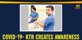 Coronavirus, Coronavirus Cases, Coronavirus In India, Coronavirus outbreak, coronavirus telangana, COVID19, COVID19 Telangana, COVID19 Updates, KTR, KTR Safe Hand Wash Challenge, Mango News, Novel Coronavirus, Safe Hand Wash Challenge, Telangana Minister KTR