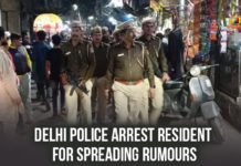 Delhi Police Arrest Resident For Spreading Rumours Anti CAA Protest, breaking news, CAA, CAA 2019, CAA Protest, CAA Protest News, Citizenship Act protests, Delhi High Court, Delhi Police, Delhi Police Arrest Resident For Spreading Rumours, Delhi Protest, Delhi Riots, Delhi Section 144, Delhi Shaheen Bagh, Delhi violence, Delhi Violence Live Updates, Mango News, Shaheen Bagh