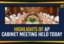 Highlights Of AP Cabinet Meeting Held Today