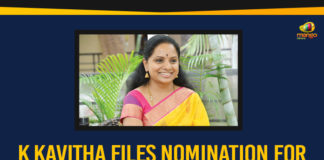 Kalvakuntla Kavitha, Kalvakuntla Kavitha File Nomination as MLC, Kavitha, Kavitha as an MLC from Nizamabad, Nizamabad, Nizamabad Local Body Elections, Nizamabad MLC, Nizamabad MLC Bypoll, Nizamabad MLC Nomination, Telangana, Telangana CM KCR daughter Kavitha